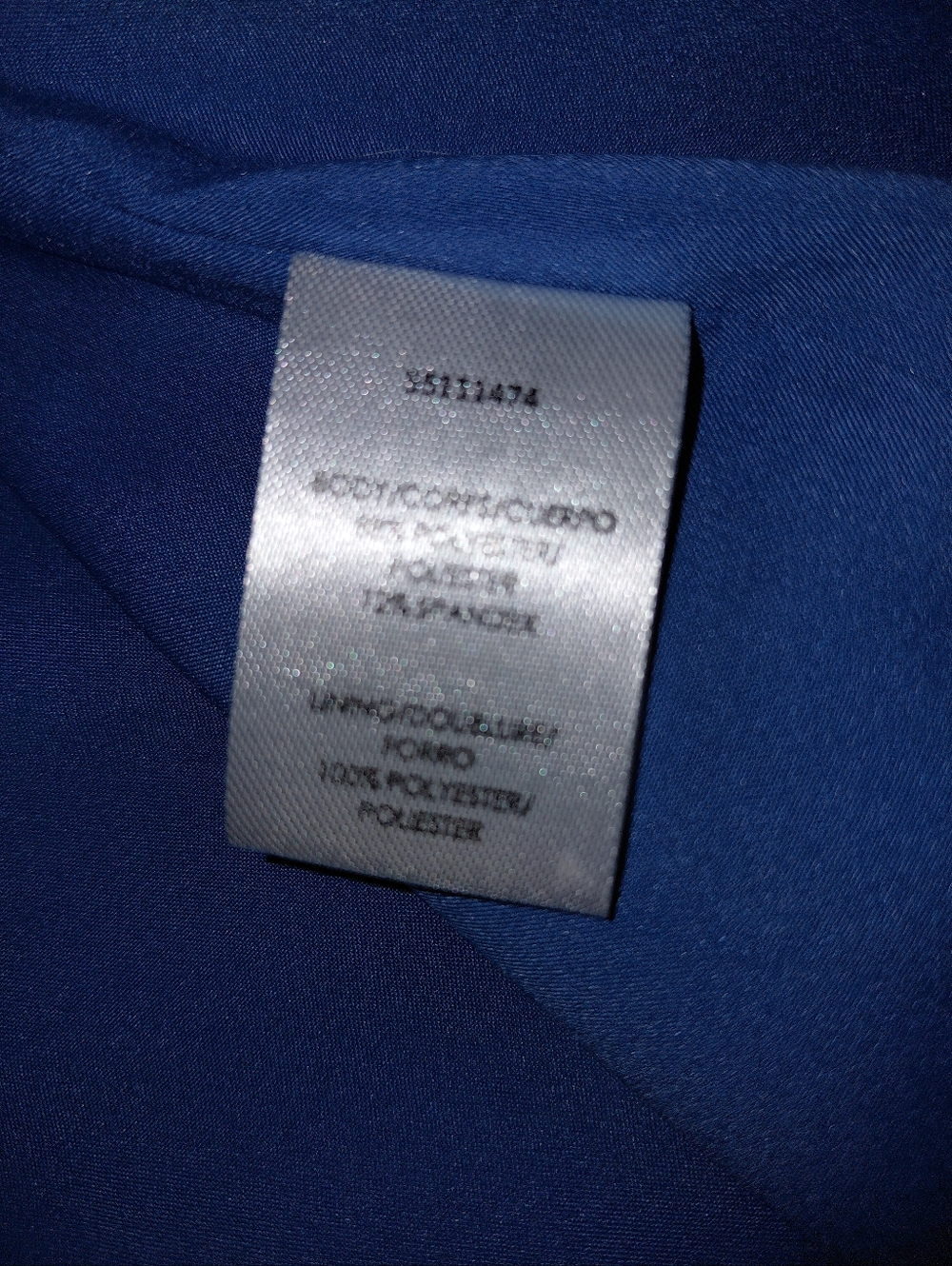 Kay Unger Steel Blue One-Shoulder Gown with Sash – Size 10 - Picture 10 of 15